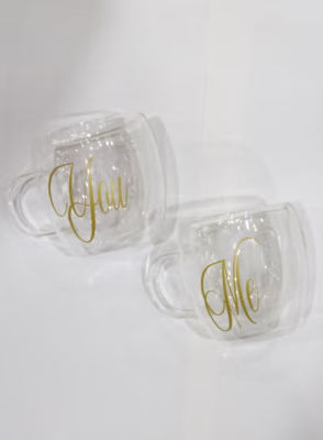 You and me cups